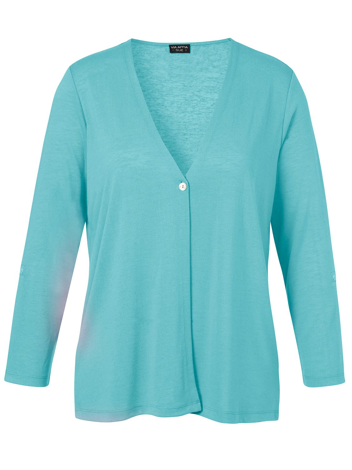 Via Appia Due vest V-hals Aqua 2612434