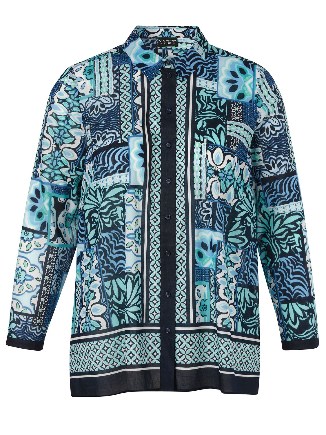 Via Appia Due Blouse Marine 2612901