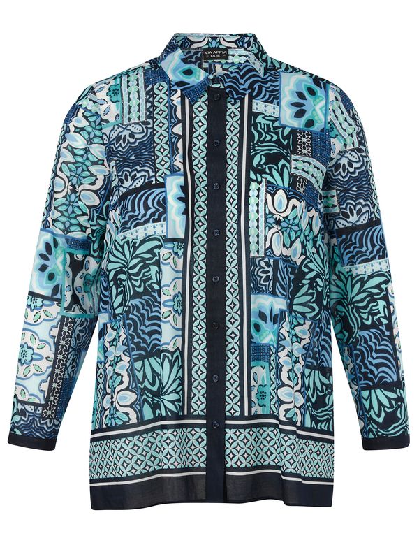 Via Appia Due Blouse Marine 2612901