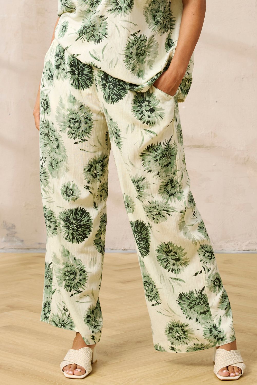 zhenzi Zh-Frida 1310 Broek Cactus green 201310