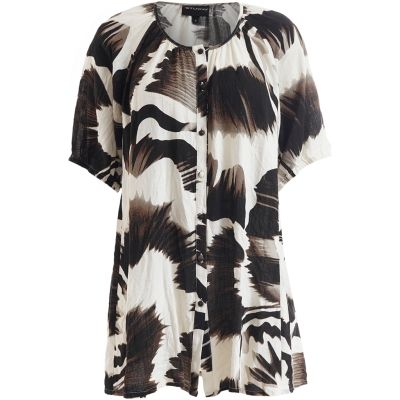 Studio Dorine tuniek Zwart wit S262884