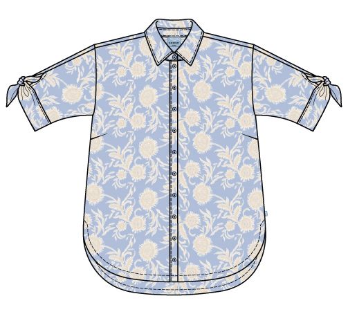 zhenzi Zh-Erica 1297BLOUSE Sky Way 201297