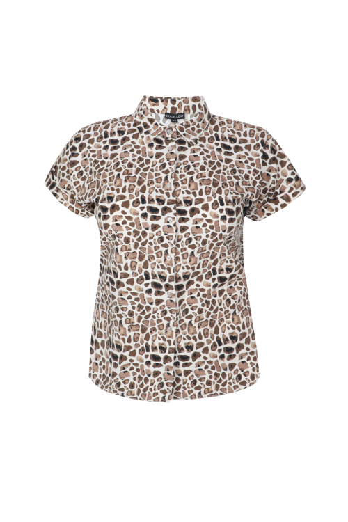 Exxcellent Ainsley blouse Sand/Latte 26ZZE03