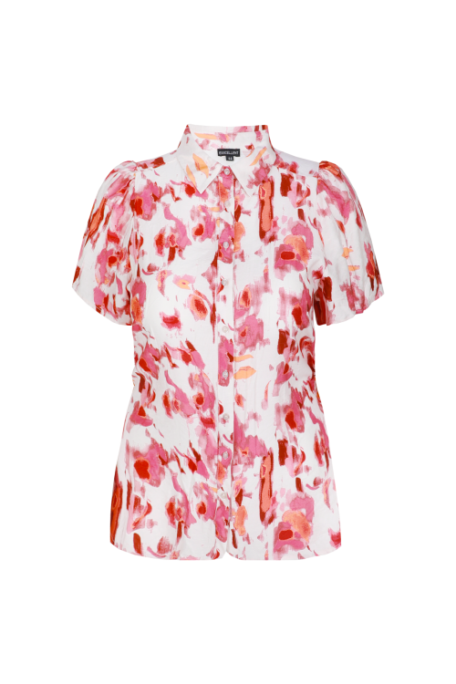 Exxcellent Bellamy blouse Sand/Grape 26ZZE07