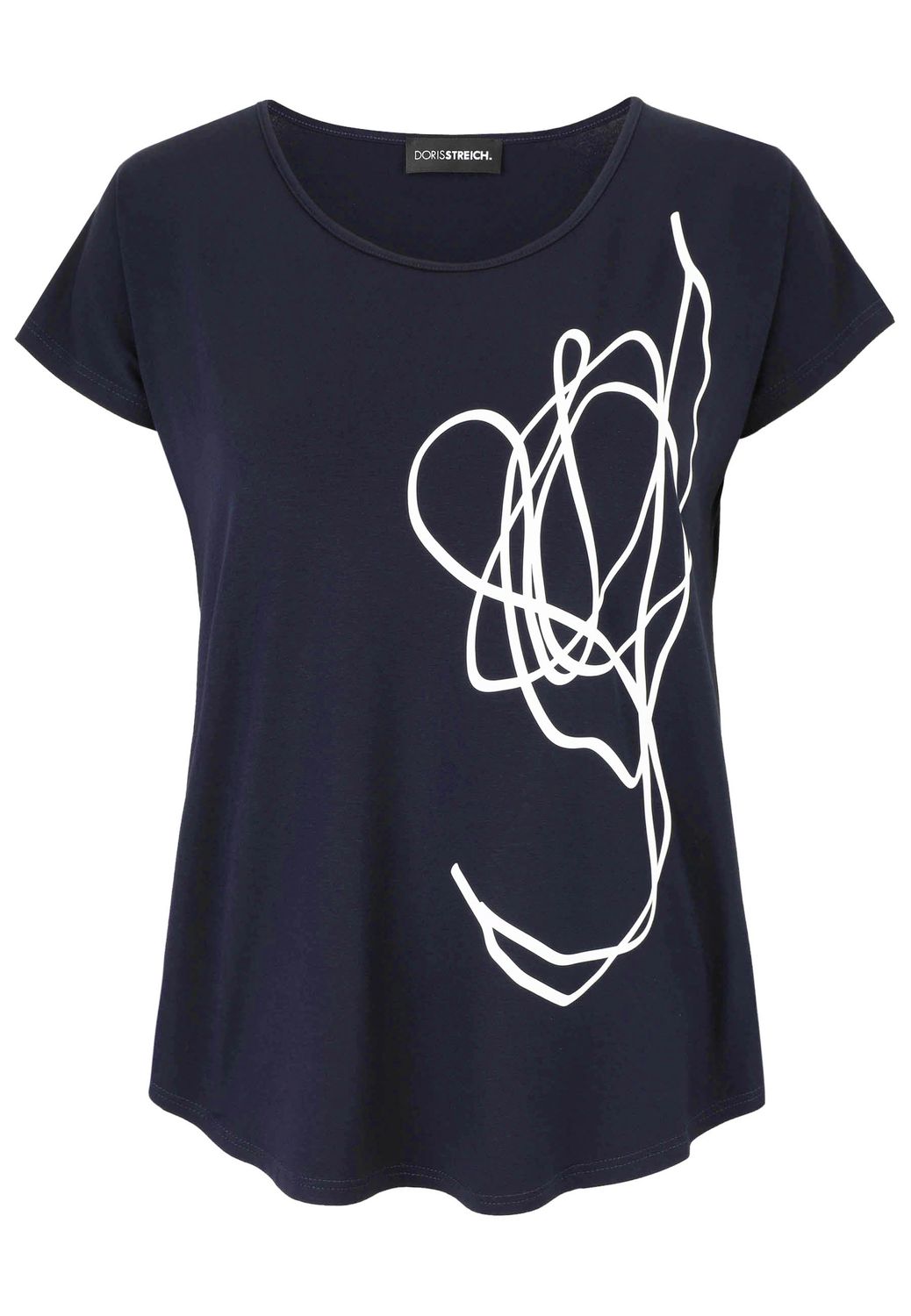 Doris Streich T-Shirt 1/2 Arm Marine 556270