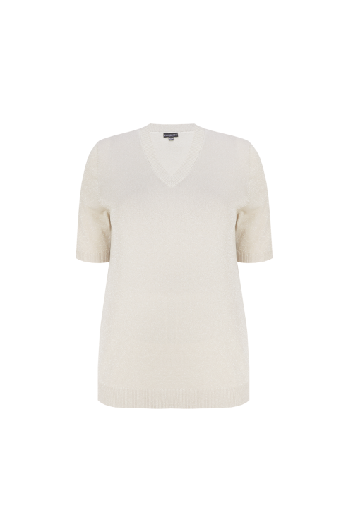 Exxcellent Romée knit top Sand 26VJE02