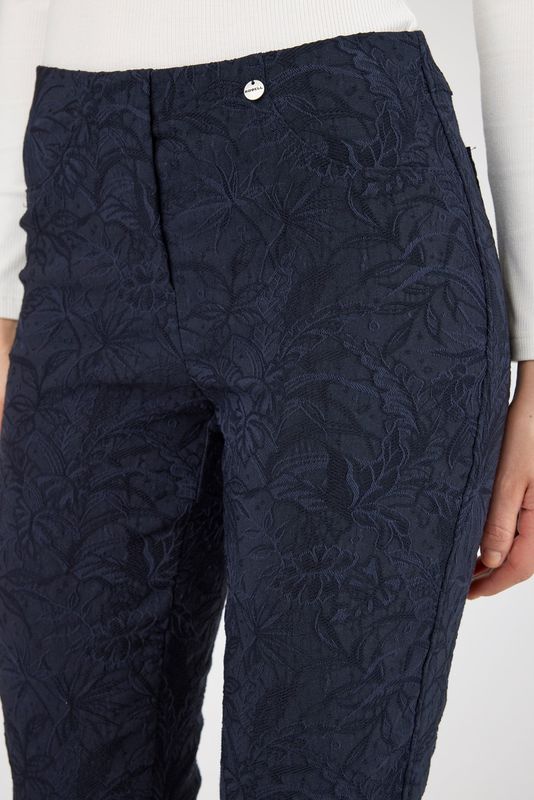 Robell Broek Bella 09 68 cm Navy 51560 54401