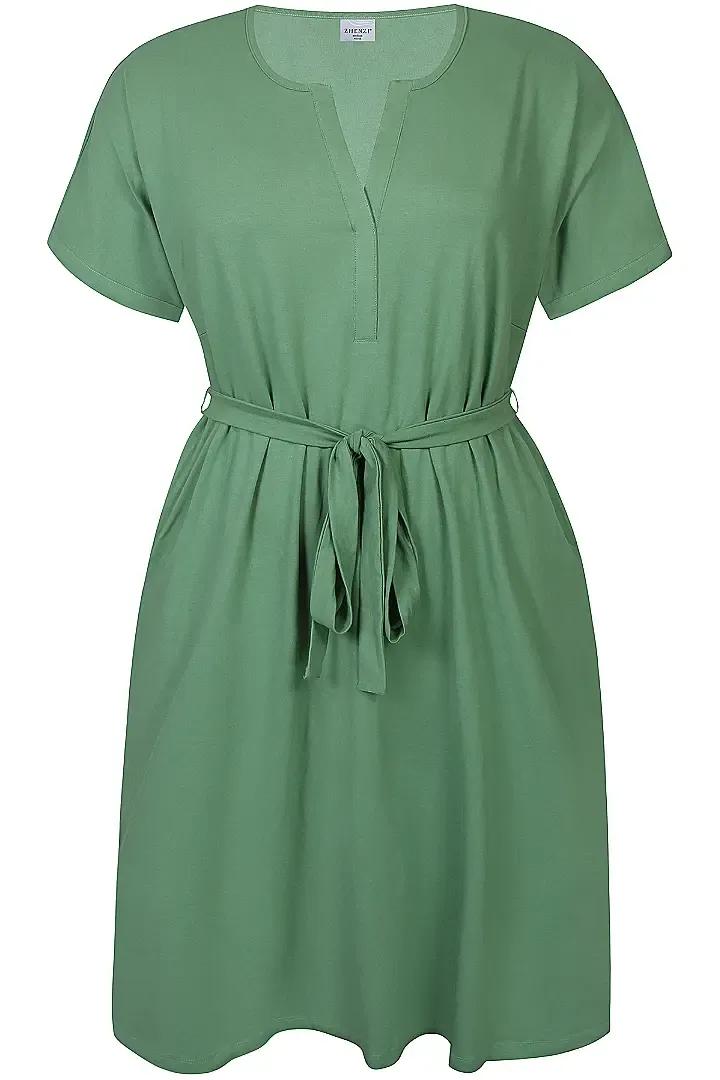 zhenzi Zh-Kant 1257 Jurk Cactus green 201257