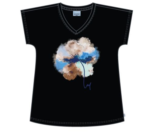 zhenzi Zh-Chloe 1266 T-shirt Black 201266