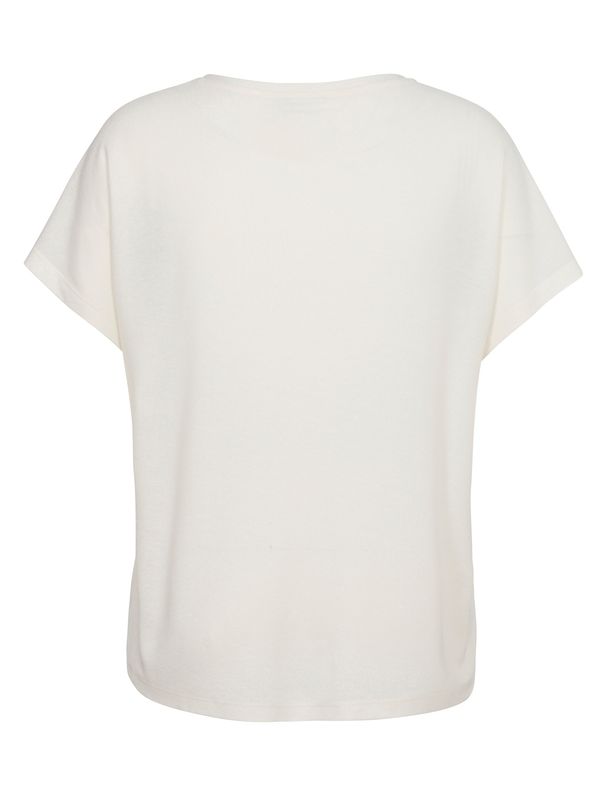 Via Appia Due T-shirt ronde hals Creme multicolor 2612471