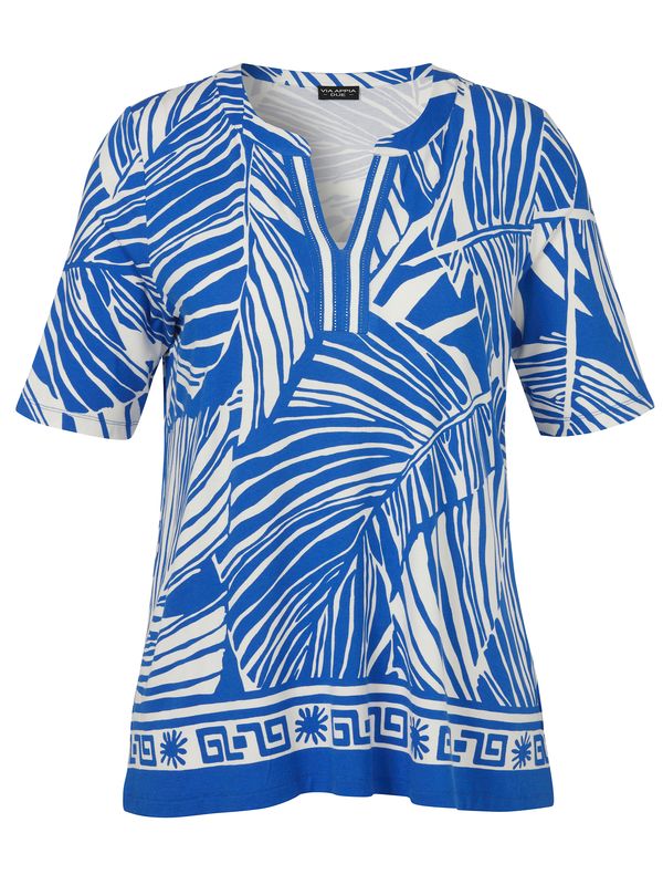 Via Appia Due T-shirt V-hals Sky Blue / Creme 2612756