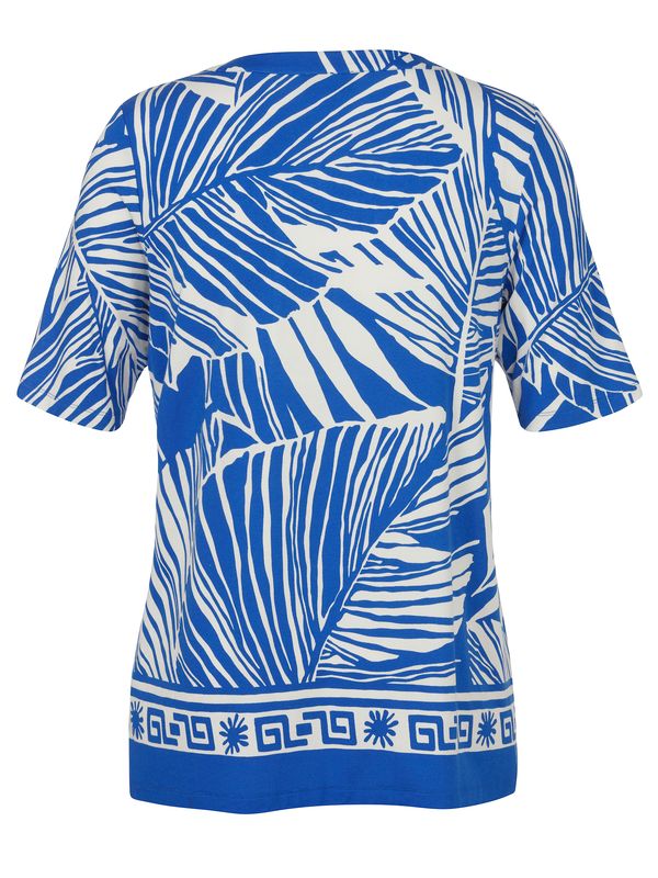 Via Appia Due T-shirt V-hals Sky Blue / Creme 2612756