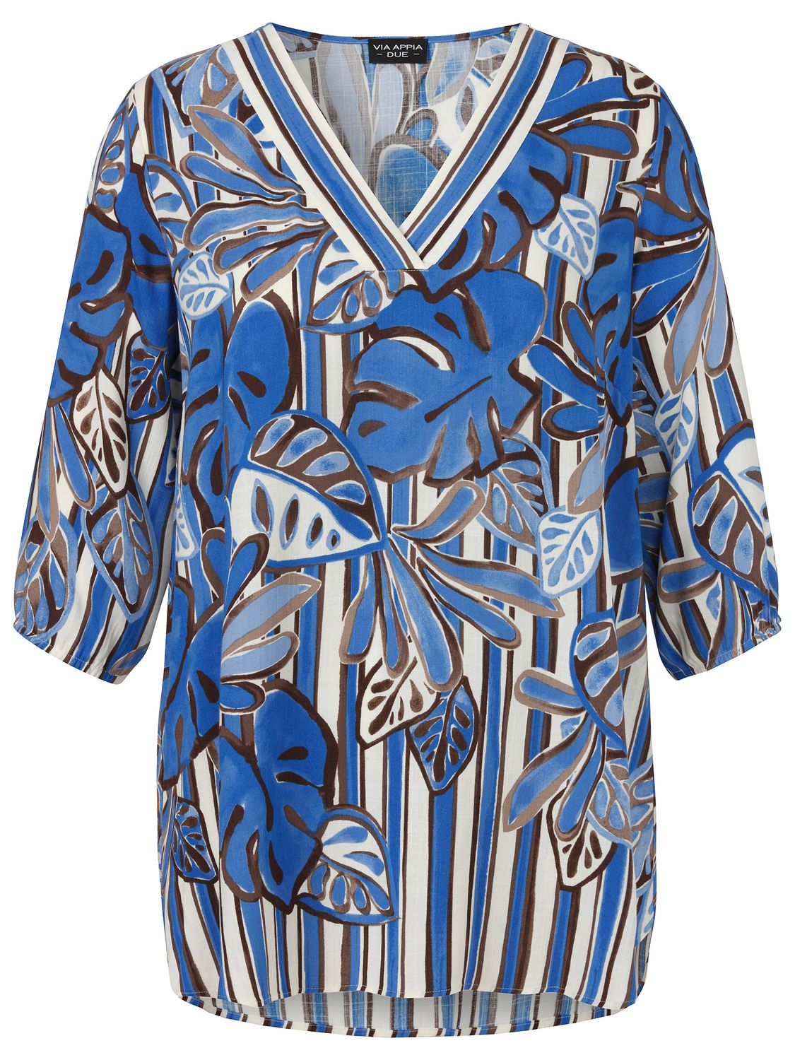 Via Appia Due Tuniek V-hals Stone 2612915