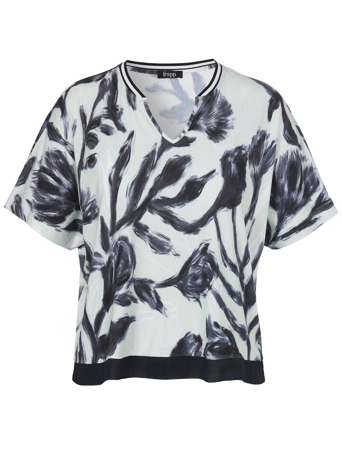 Frapp T-hirt V-hals Mint multicolor 2652471