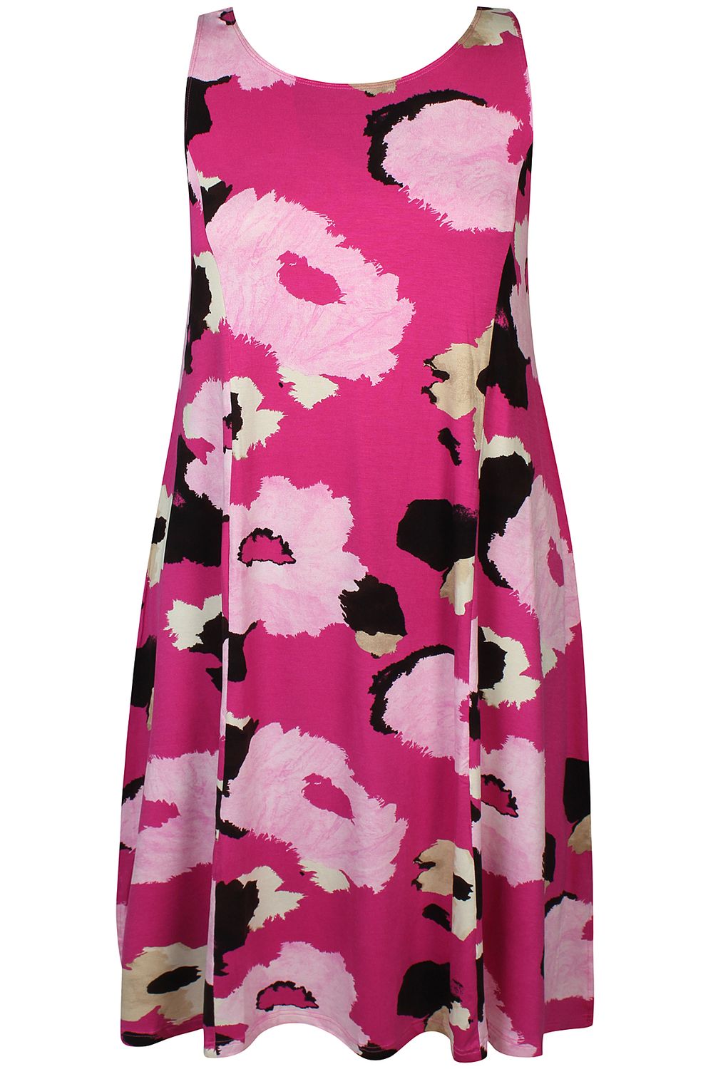 zhenzi ZH-Holly 1487 Jurk Mouwloos Rose Violet 201487