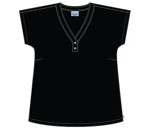 zhenzi Zh-Hyla 1303 Blouse korte mouw Zwart 201303