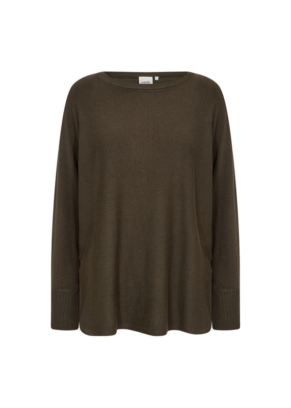 Wasabi Concept WA-SAMANDA 1 Trui Dark Olive W30111