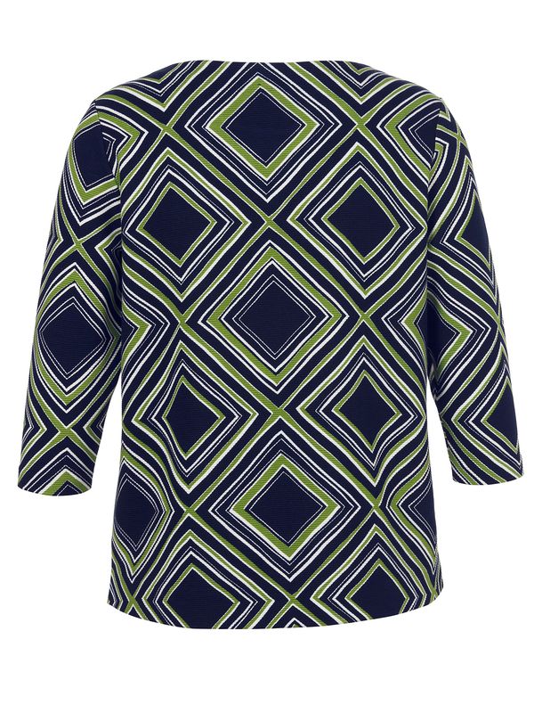 Via Appia Due Sweatshirt Marine Print 2624440