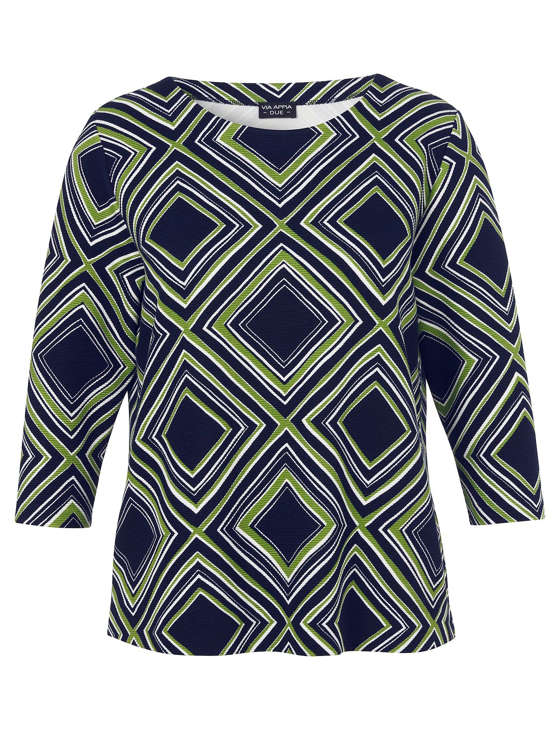 Via Appia Due Sweatshirt Marine Print 2624440