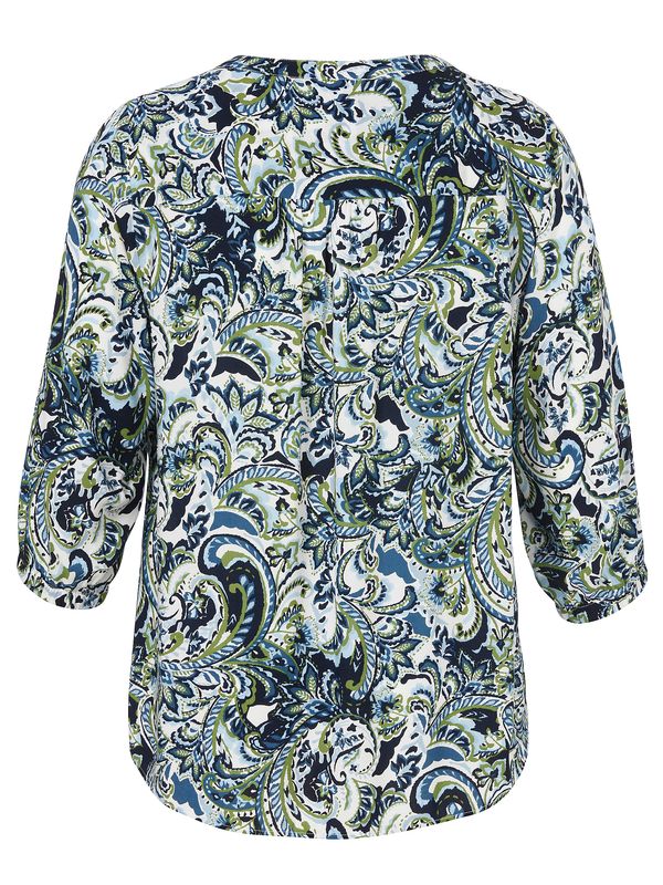 Via Appia Due Blouse Marine Print 2624650