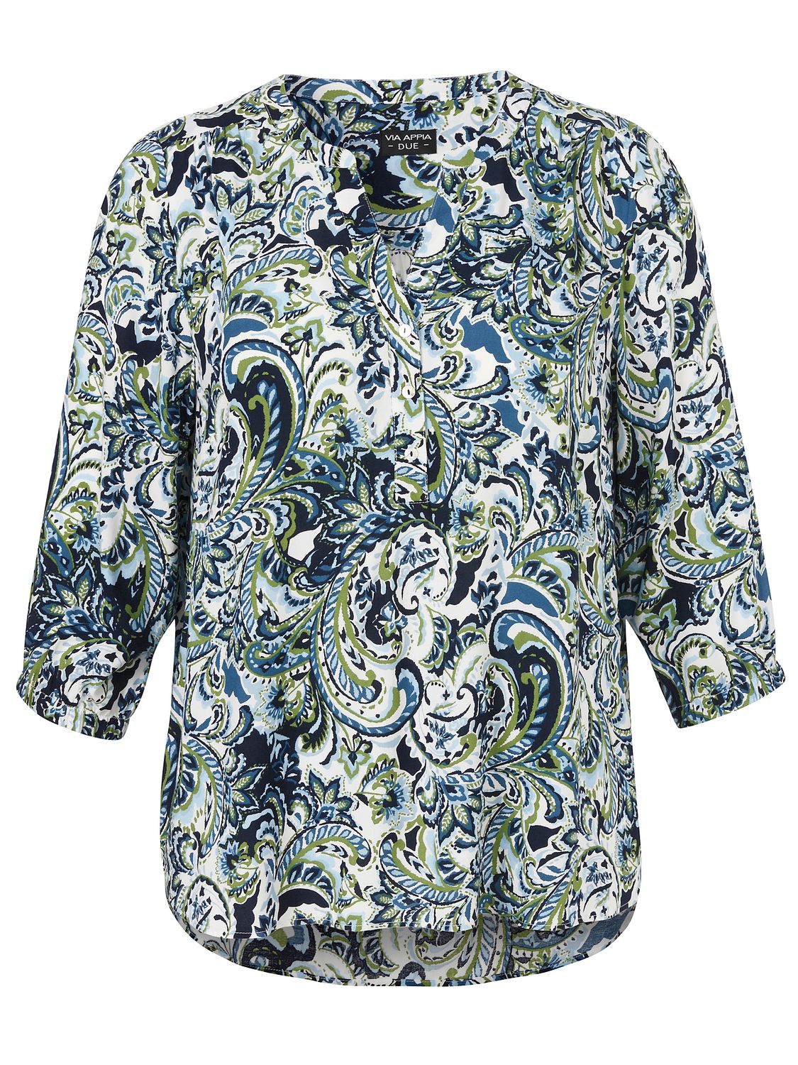 Via Appia Due Blouse Marine Print 2624650