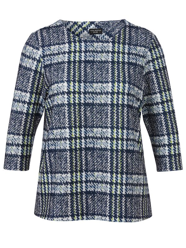 Via Appia Due Sweatshirt Marine print 2614769