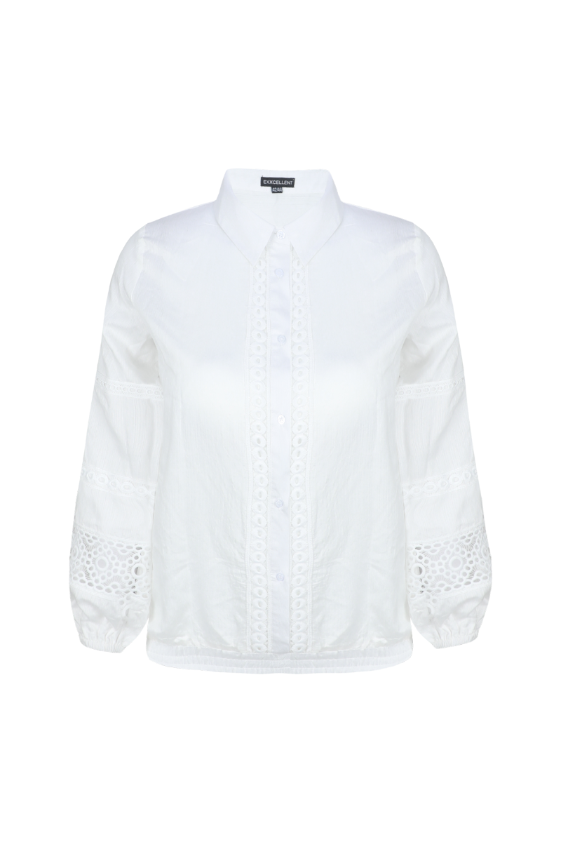 Exxcellent Brisa blouse Offwhite 26NXE01