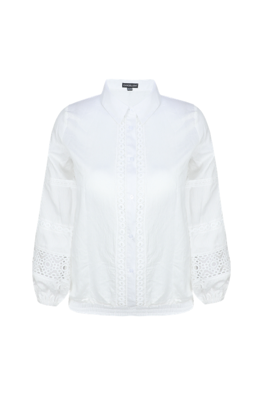 Exxcellent Brisa blouse Offwhite 26NXE01