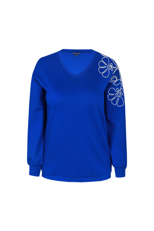 Exxcellent Hadley sweater Royal Blue 26NBE01