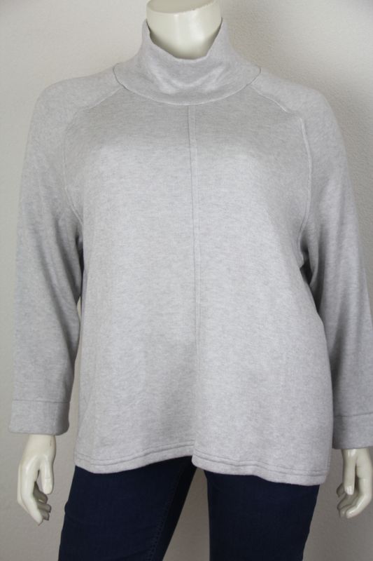 Only-M Shabby Pull Coll lang Ginger DG Grigio Sciaro 235.67DG