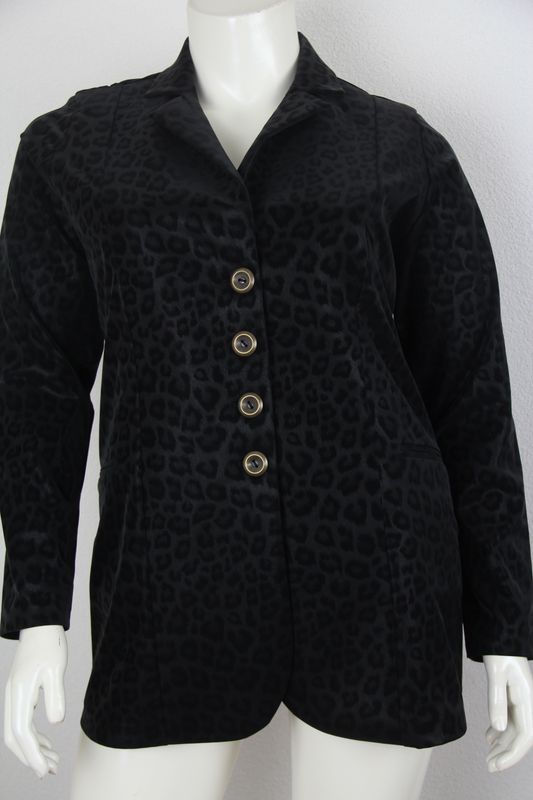 Only-M Blazer midi Brushed Animal Nero 234.29DG