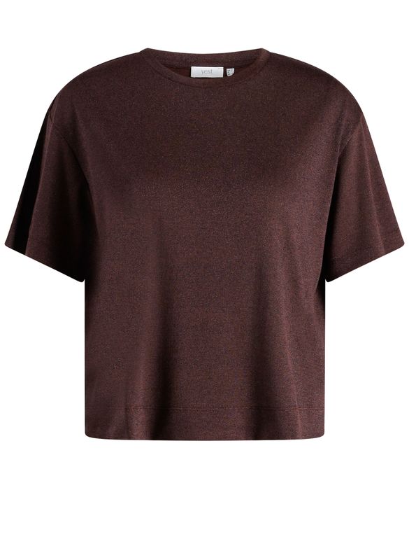 Yest Curve T-shirt Dark Brown A006711
