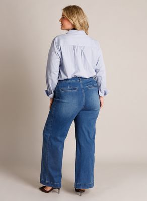 Yest Curve blouse Morning Blue A006424
