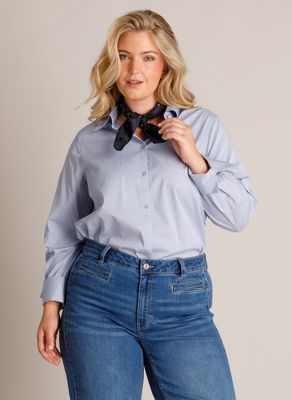 Yest Curve blouse Morning Blue A006424