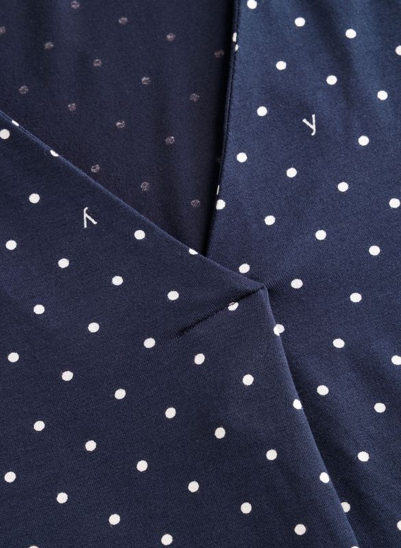 Yest Curve shirt Dark Blue/Off white A006708
