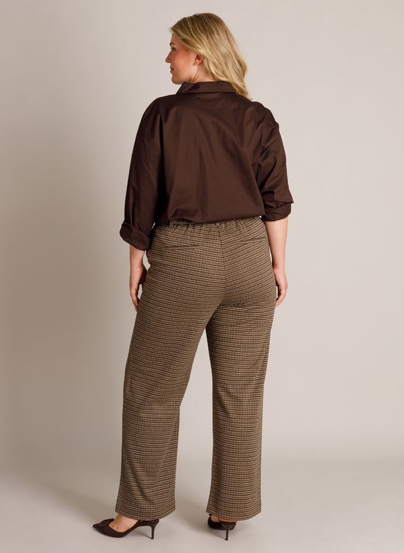 Yest Curve Blouse Dark Brown A006417