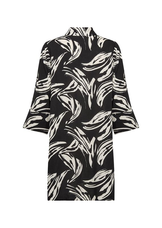 Wasabi Concept julietteAop3 tuniek Zwart Print w10906