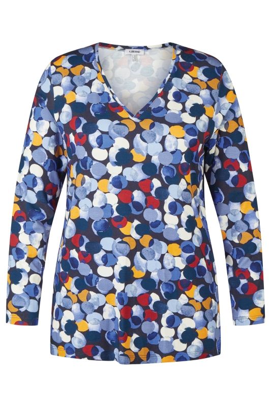 Brand Shirt Blauw print 15743-5233