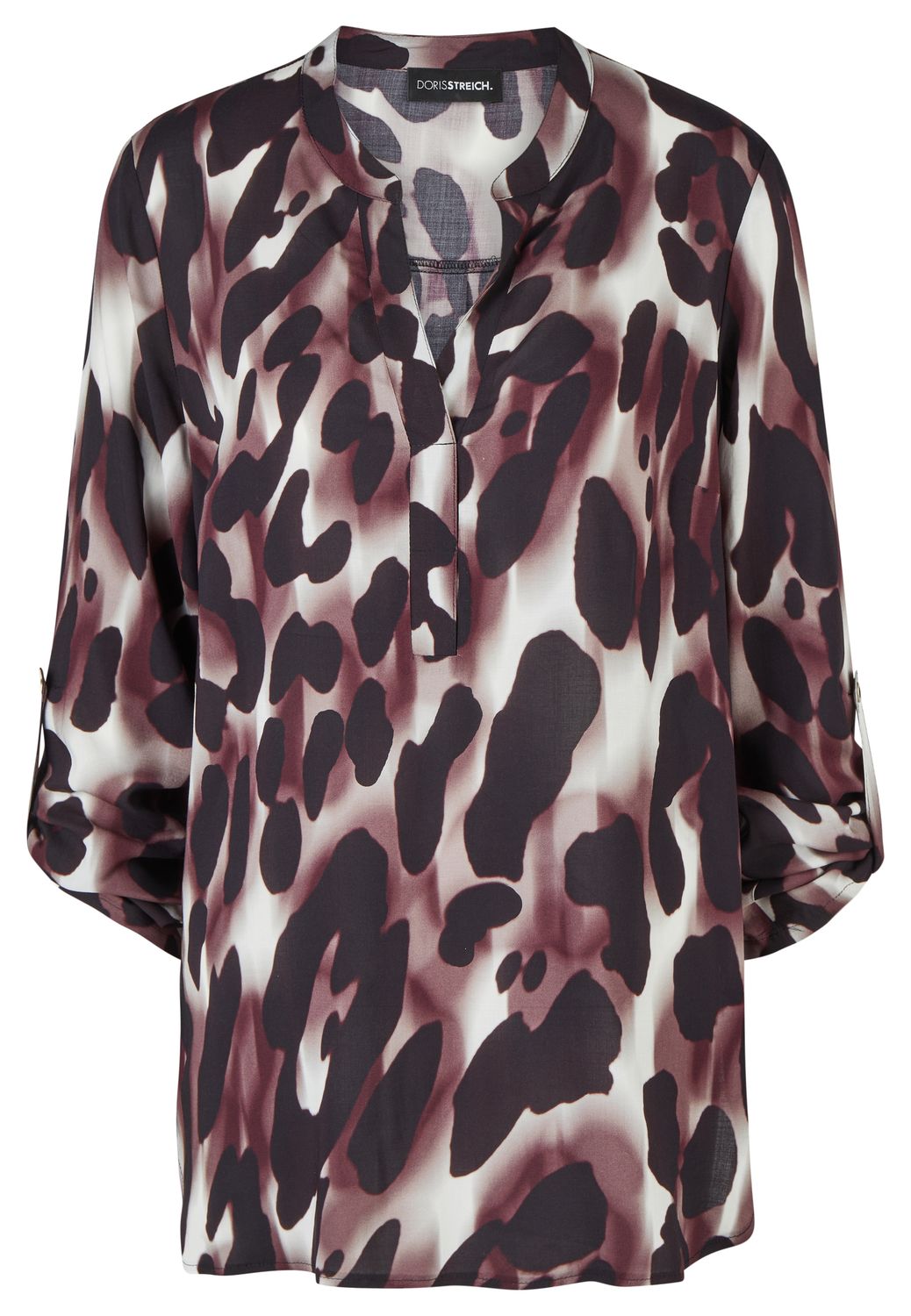 Doris Streich Bluse 1/1 Arm Aubergine 252501