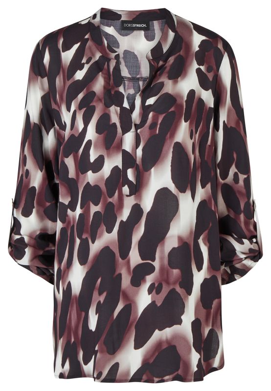 Doris Streich Bluse 1/1 Arm Aubergine 252501