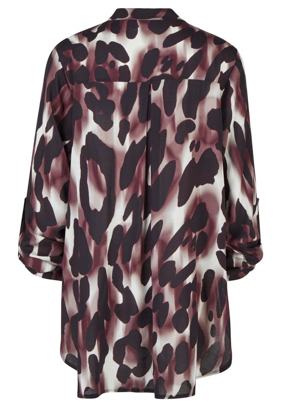 Doris Streich Bluse 1/1 Arm Aubergine 252501