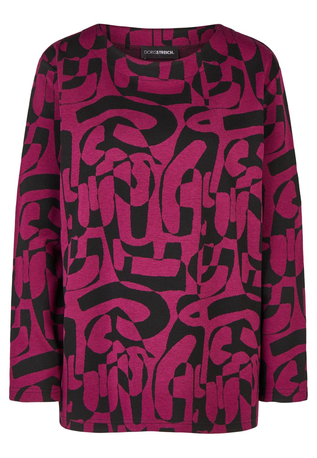 Doris Streich trui 1/1 Arm Fuchsia 367119