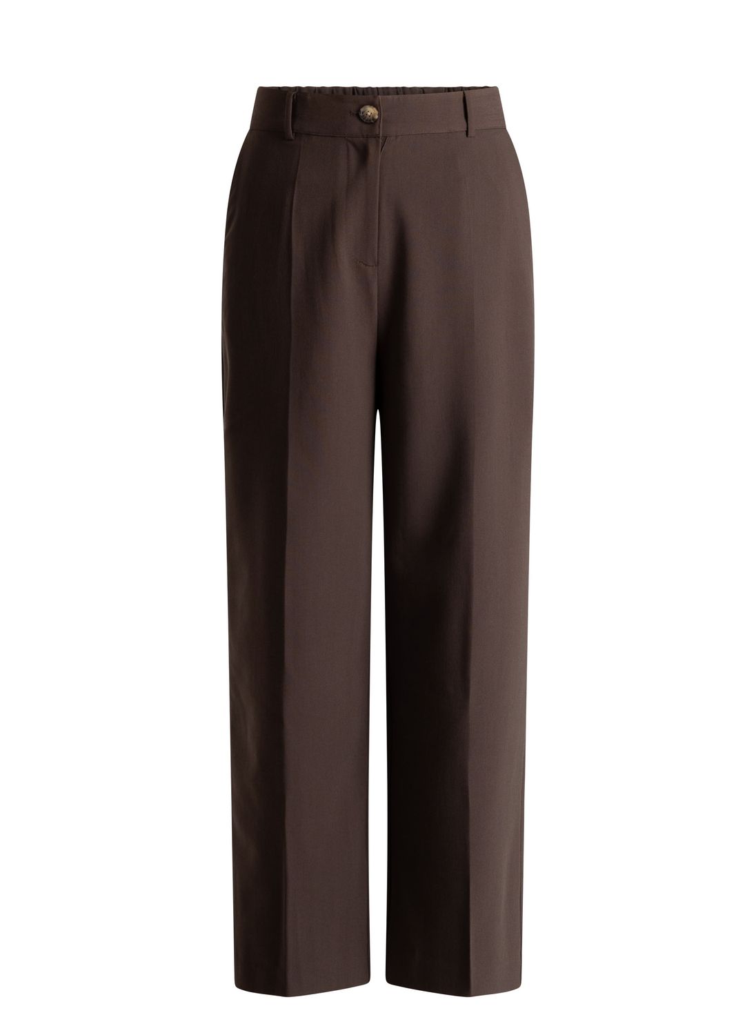 Base Level Curvy Getailleerde pantalon Brown 7000127