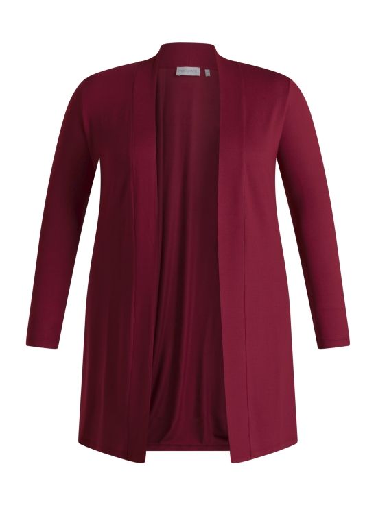 Base Level Curvy Ayla Long Wine Red 7000001