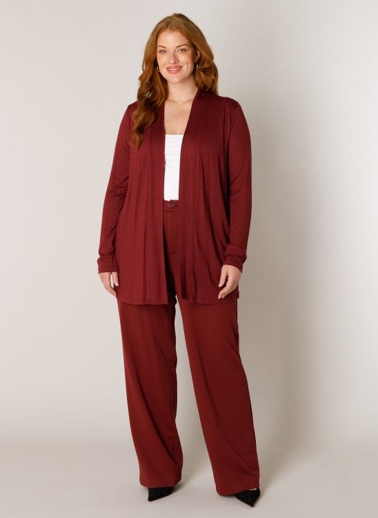 Base Level Curvy Ayla Wine Red 7000023