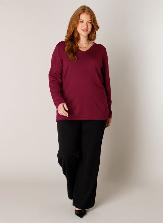 Base Level Curvy Anine Wine Red 7000024