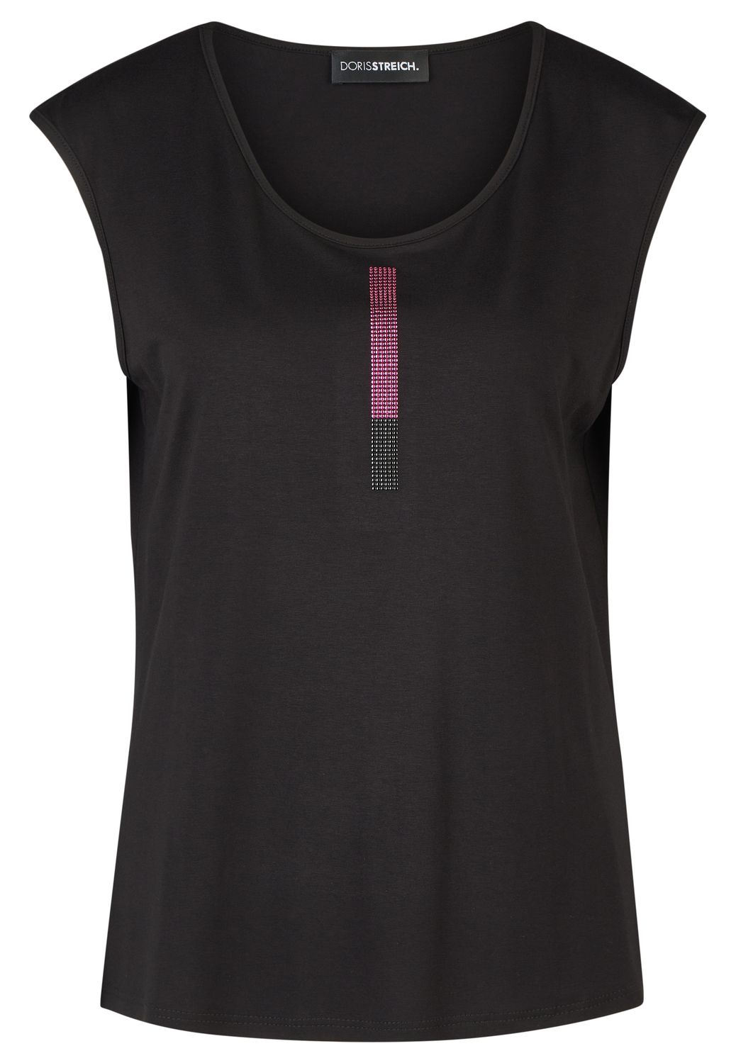 Doris Streich Top gewirkt Black 528270