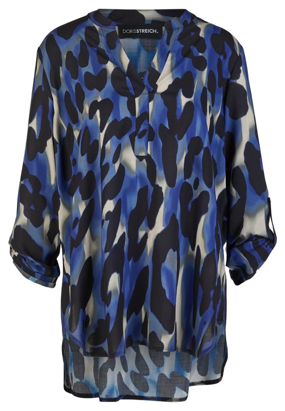 Doris Streich Bluse 1/1 Arm Saphir 252501