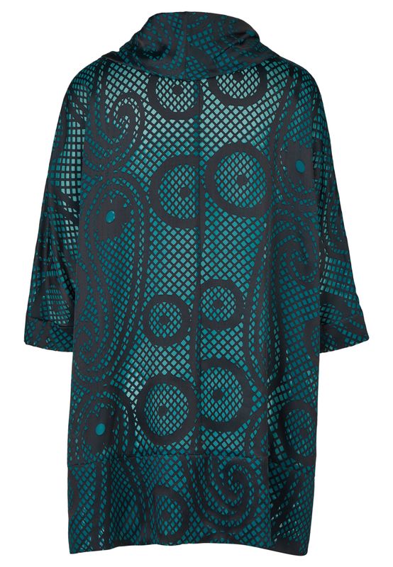Doris Streich Bluse 1/1 Arm Petrol 250225