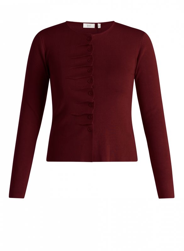 Yest Curve Vest Tatiana Wine Red A006461